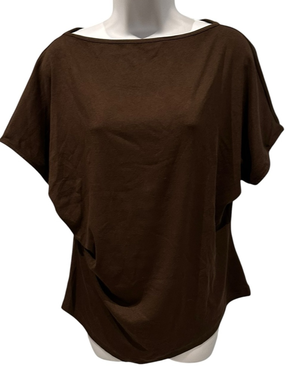 OGL Brown Short Sleeve Top Size XL New with Tags